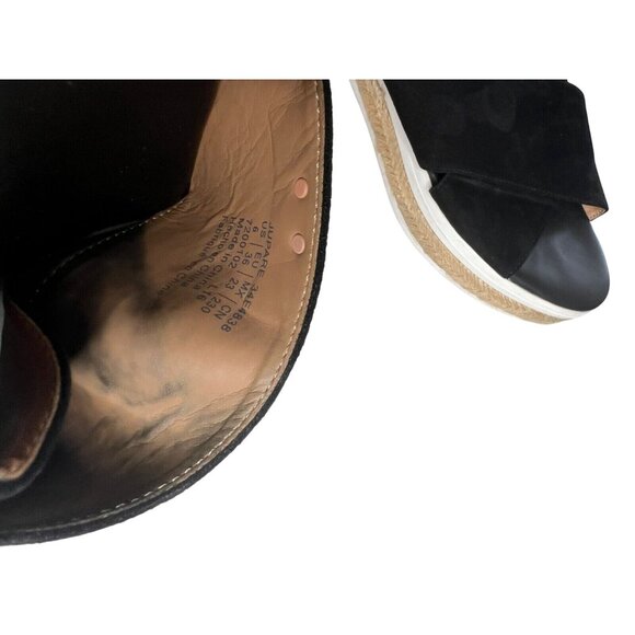 Calvin Klein Womens Black Suede Platform Slide Sandals Size 7 - Picture 4 of 4